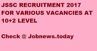Jssc Recruitment 2017 Government Jobs Recruitment Employment News