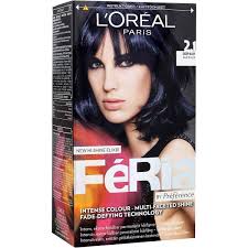 Shop for blue hair dye in hair color. L Oreal Paris Feria By Preference 2 1 Deep Blue Black Cabelo Preto E Roxo Cabelo Preto Cores De Cabelo Preto