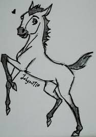 Baby Spirit Horsedrawingseasy Spirit Drawing Art Horse Drawings