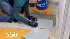 how to lay tile: diy floor tile