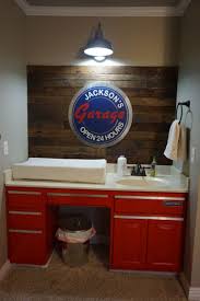Jackson S Vintage Garage Nursery Project Nursery In 2020 Vintage Car Nursery Boy Nursery Cars Car Themed Nursery