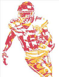 Tyreek hill says potentially playing alongside the falcons star would be 'amazing' if he were traded to the chiefs. Tyreek Hill Kansas City Chiefs Pixel Art 5 Art Print By Joe Hamilton Kansas City Chiefs Logo Kansas City Chiefs Kansas City Chiefs Football