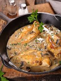 Blancs De Poulet A La Creme Et Aux Champignons Une Recette Simple A Faire Recette Blanc De Poulet Poulet Creme Poulet A La Creme