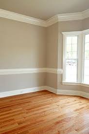 Take into account the color of the crown molding and chair rails are usually painted a complementary color that offsets the 2 wall colors. Follow The Yellow Brick Home How To Make A Large Living Room Feel Cozy Follow The Yellow Brick Home