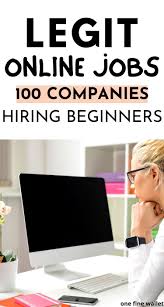 100 Legit Work From Home Jobs Apply Here 2020 One Fine Wallet In 2020 Legit Work From Home Work From Home Jobs Online Jobs For Moms