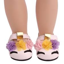 Kesoto 18inch Girl Doll Summer Shoes Flats For American Doll Clothes Accs Kids Gift