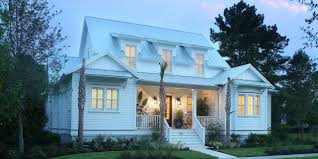 Many lots in coastal areas (seaside, lake and river) are assigned base flood elevation certificates which dictate how high off the ground the first living level of a home must be built. Coastal Cottage Home Plans Flatfish Island Designs Coastal Home Plans