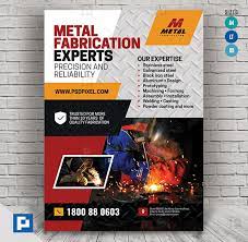 Steel Casting And Fabrication Services Psdpixel It Cast Flyer Design Templates Flyer