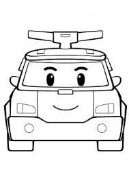coloring page robocar poli cars pages  avec coloriage diego marquez