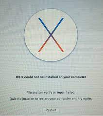Os X Could Not Be Installed On Your Compu Apple Community