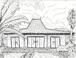 Gambar mewarnai rumah adat jawa timur. Koleksi 25 Sketsa Rumah Adat Joglo Ini Akan Mengakhiri Pencarianmu Joglo Joglo