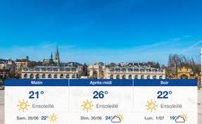 Un record pour un 27 juin en france. Meteo Nancy Previsions Du Vendredi 28 Juin 2019