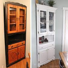 From the above link to images, i selected a hutch that had a base cabinet,. Corner Hutch Furniture Makeover The Craft Patch