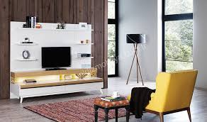 Smart Tv Unitesi Ahsabin Dogal Dokusunu Beyazin Yalinligiyla Birlestiren Ozel Tasarimli Tv Uniteleri Yildiz Mobilya Da Sizle Flat Screen Tv Electronic Products