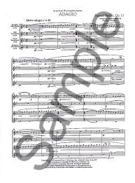 Jaeger , who was employed as music editor by the london publisher novello & co. Adagio For Strings Von Samuel Barber Fur Saxophonquartett Im Alle Noten Shop Kaufen