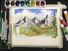 Easy watercolor landscape painting ideas for beginners beach watercolor paintings. 5 Ideas To Improve How You Teach Watercolor The Art Of Education University