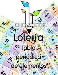 Loteria De Los Elementos De La Tabla Periodica Didactik Tabla Periodica De Los Elementos Quimicos Tabla Periodica De Los Elementos Tabla Periodica
