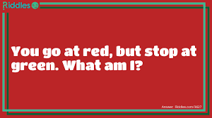 Stop And Go Riddles Com