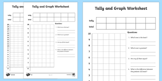 Tally And Graph Worksheet Worksheet Template Tally