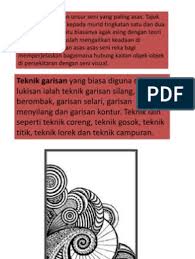 Garisan ini tidak wujud sebagai satu garisan tetapi merupakan khayalan pelukis sahaja. Teknik Garisan