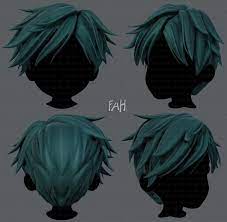 3d Hair Style For Boy V43 3d Model Anime Boy Hair Boy Hairstyles Hair Styles