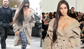 Whats people lookup in this blog Hot When Kim Kardashian West Went Braless And Makeup Less For Balenciaga Fashion Show And Totally Pulled It Off India Com