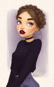 Learn how to draw these cool and simple easy things to draw with step by step tutorials that show you exactly how. Cute Tumblr Girl Drawings With Color Cuteanimals