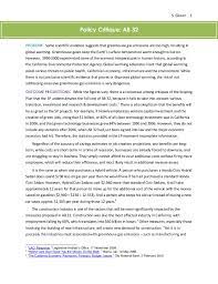 List indicators/samples of desired behavior: Sgrant Writing Sample Ab 32 Policy Critique