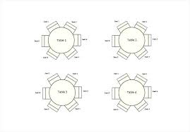 Table Of 10 Seating Plan Template Tellers Me