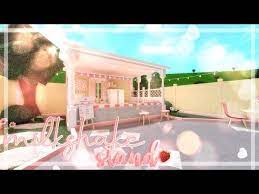 Cafe & apartment | house build | bloxburg roblox. Mini Milkshake Stand Bloxburg Speedbuild Nixilia Youtube Unique House Design Tiny House Layout Cute House
