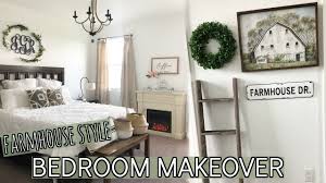 Farmhouse Style Bedroom Makeover Modern Farmhouse Decor Youtube