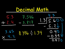 Advance decimal multiplication included for middle grade students. Decimals Adding Subtracting Multiplying And Dividing Youtube