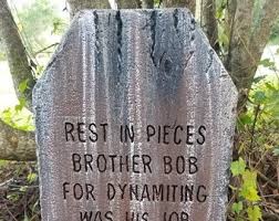 Names for your halloween gravestones ; Halloween Tombstone Etsy