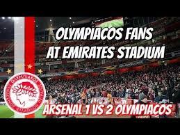 Get the best deals on olympiakos international club soccer fan apparel & souvenirs when you shop the largest online selection at ebay.com. Olympiacos Fans At Emirates Stadium Arsenal Vs Olympiacos Europa League Youtube