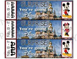 Printable Ticket To Disneyland Custom Name Dates Personalize Disneyland Tickets Disney World Tickets Printable Tickets