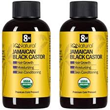 What is jamaican black castor oil and does it really work? Amazon Com Jamaican Black Castor Oil Usda Certified Organic For Hair Growth And Skin Conditioning 100 Cold Pressed 8oz Bottle By Iq Natural 2 Pack Kit Beauty