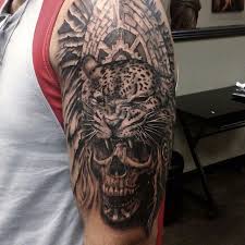 This high quality transparent png images is totally free on pngkit. Jaguar And Skull Tattoo Aztec Tattoos Sleeve Aztec Tribal Tattoos Mayan Tattoos