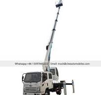 Supply FAW Double Cab 24M aerial work truck mounted aerial ...