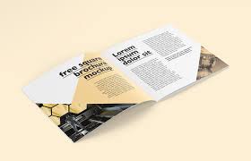 Mockups are an inexpensive way to tell and show. Free Square Brochure Mockup On Behance