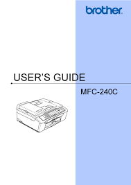Update drivers with the largest database available. Brother Mfc 240c User Manual Pdf Download Manualslib