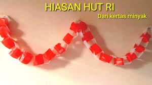 Jom kita tengok 100 idea hiasan kelas bertemakan merdeka. Cara Membuat Hiasan 17 Agustus Dari Kertas Minyak Mudah Dan Simple Youtube