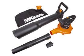 Black And Decker 3 In 1 Blower Worx Wg518 12 Amp 2 Speed Leaf Blower Mulcher And Vacuum 10 X 11 X 40 Orange And Black Read More Reviews O In 2020 Leaf Blower Thatching Lawn Lawn Maintenance