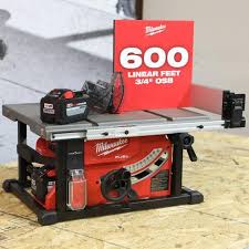 Milwaukee Tool M18 Fuel Table Saw Hero Tablesaw Milwaukee Tools Milwaukee Table Saw