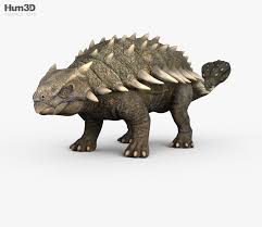 3d Model Of Ankylosaurus Hd 3d Model Model Character Design