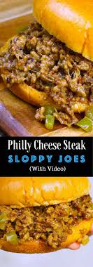 I'm a fan of philly cheesesteak anything. Best Philly Cheese Steak Sloppy Joes With Video Tipbuzz