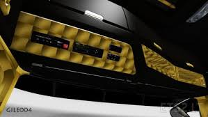 Sonet has a very nice, quality feel to the interior. Mercedes Benz Mp4 Black Gold Interior Ets2 Mods