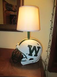 This is our georgia bulldogs football helmet wind chimes, made from 1/16 steel, has a very nice sound when the wind is blowing, can also be used as an inside mobile. Football Helmet Desk Lamp 21 Steps With Pictures Instructables