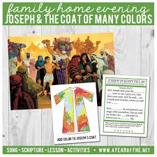20 joseph coat of many colors coloring page printable. A Year Of Fhe Year 02 Lesson 21 Joseph S Coat Of Many Colors