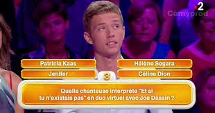 Le meilleur retrouve en finale le champion qui revient au fil des émissions et garde son fauteuil tant qu'aucun challenger n'a réussi à faire plus de points que lui pour prendre sa place. Une Question Sur Helene Segara Dans Tout Le Monde Veut Prendre Sa Place Le Monde De Cemyprod