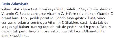 Image result for testimoni vitamin c shaklee